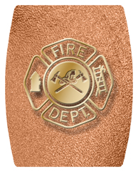 DAREC 418 SH CP Fire Department Shimmer Copper Background